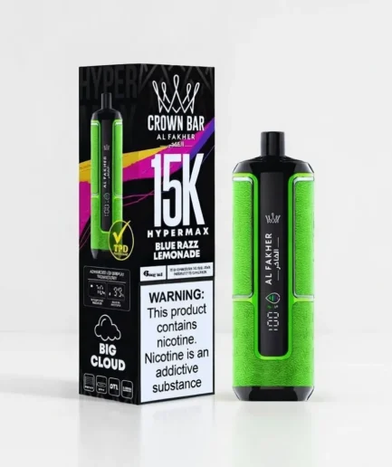 Crown Bar Hyper Max Blue Razz Lemonade 15000pfs 6mg