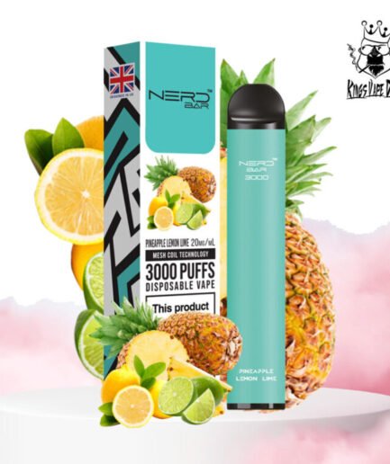 NERD BAR Pineapple lemon lime 3000pfs 20mg