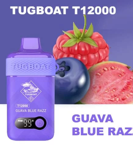 TUGBOAT T12000 Guava Blue Razz