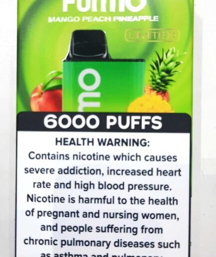 Mango Peach Pineapple Fumo King 6000pfs