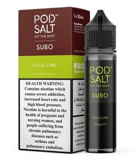 Pod Salt Subo Cola Lime 3mg/50ml