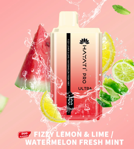 Hayati Pro Ultra Frizzy Lemon lime / Watermelon Fresh Mint15000pfs 2%