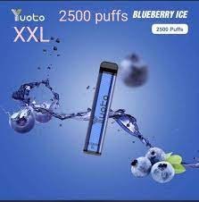 Yuoto xxl Bluberry ice 2500Puffs