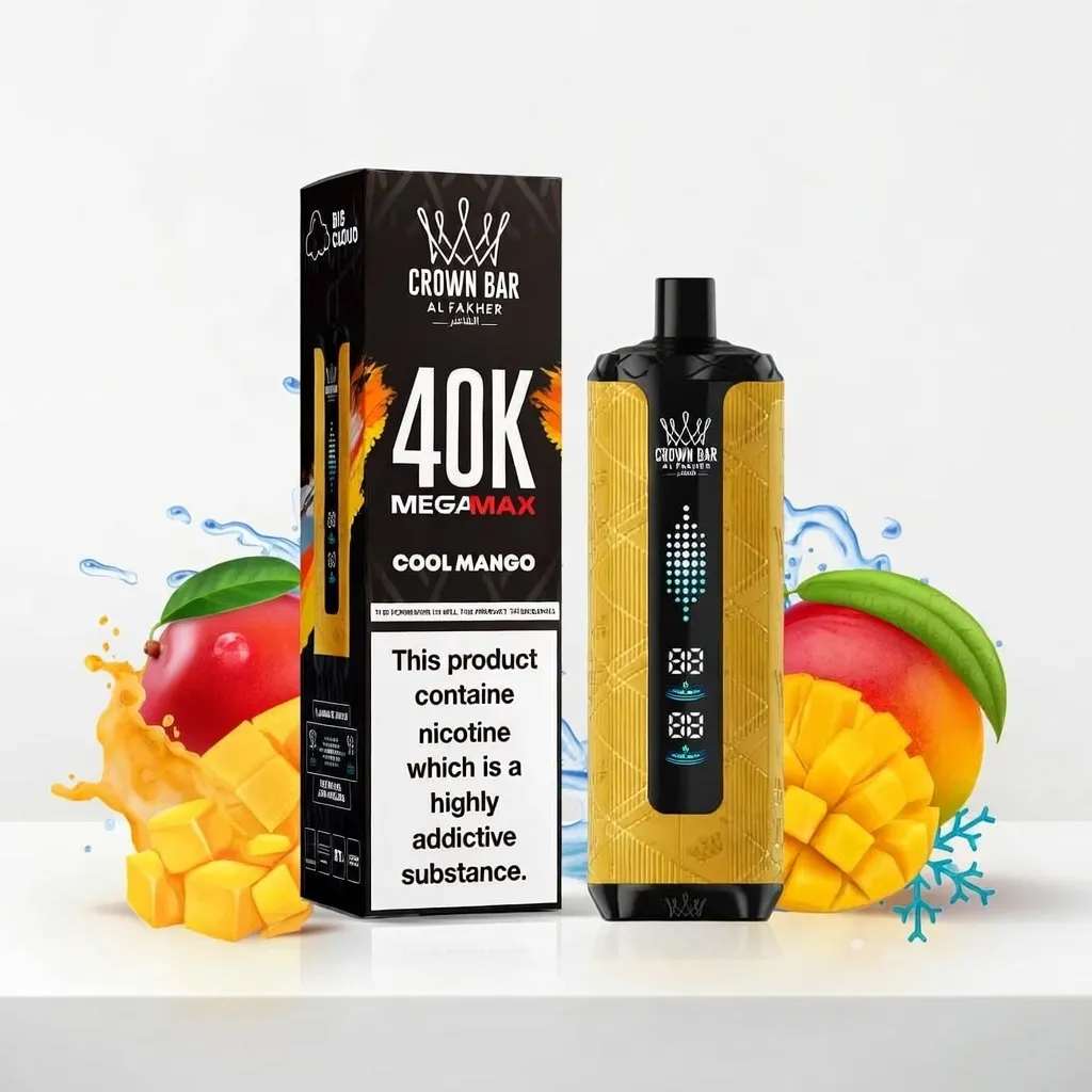 Crown Bar Cool Mango 40k puffs 5mg Crown Bar Cool Mango 40k puffs 5mg