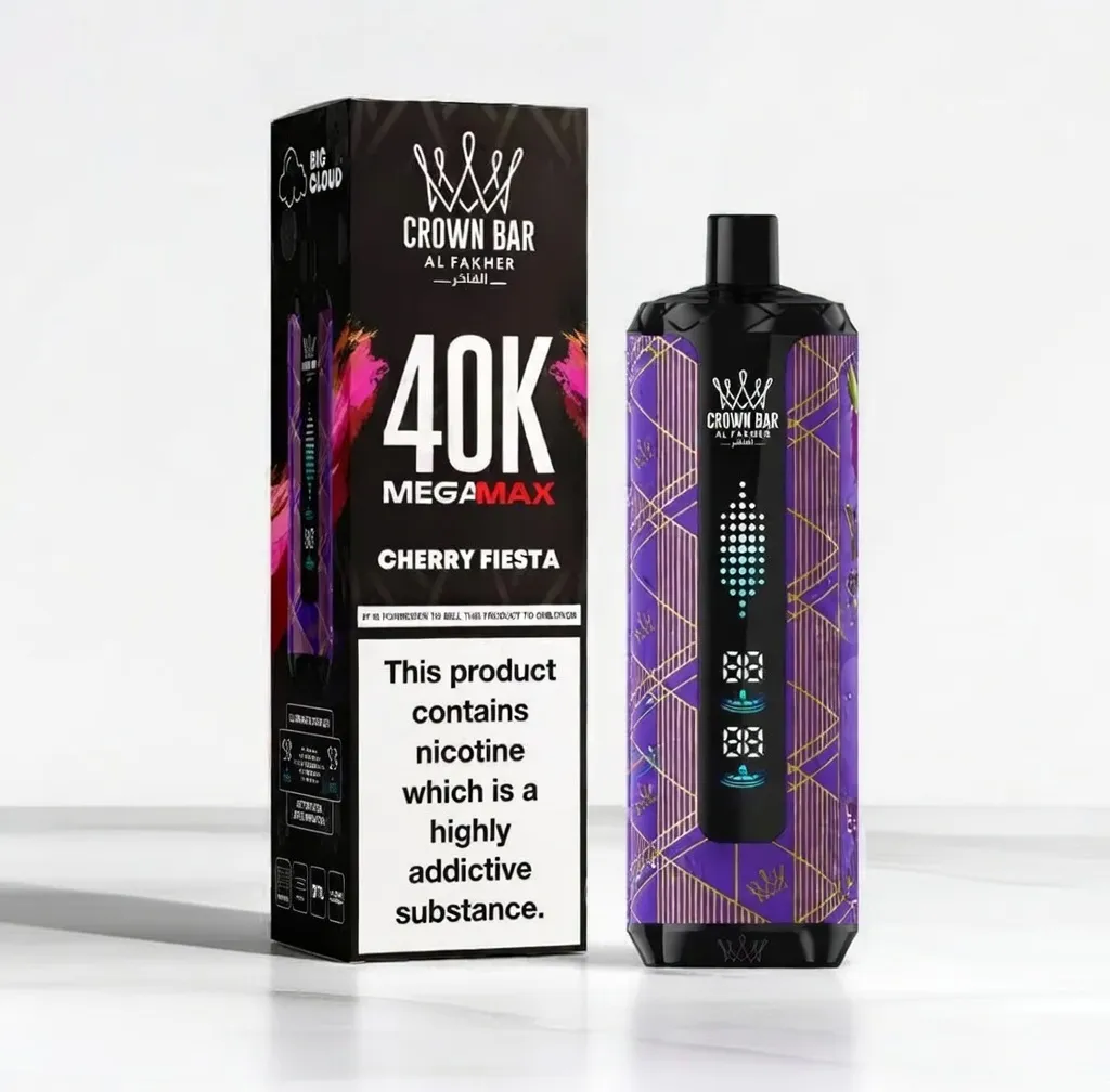 Crown Bar Cherry Fiesta 40k puffs 5mg Crown Bar Cherry Fiesta 40k puffs 5mg