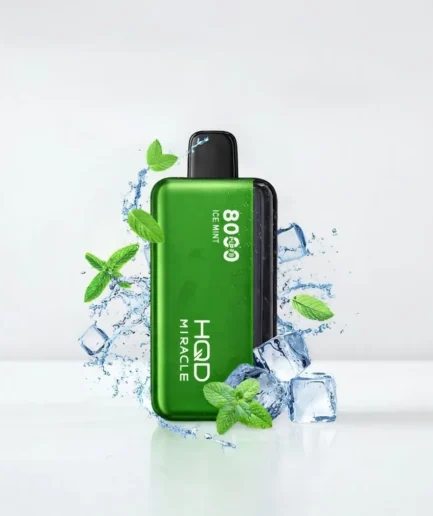 HQD Miracle Ice Mint 8000pfs 0mg