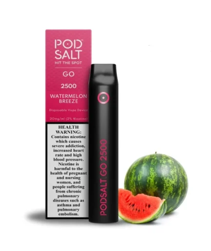 Pod Salt Go Watermelon Breeze 2500pfs 2%